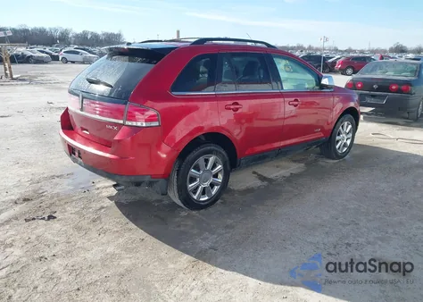 2007 Lincoln Mkx z USA, uszkodzony, nr VIN 2LMDU68C67BJ07120